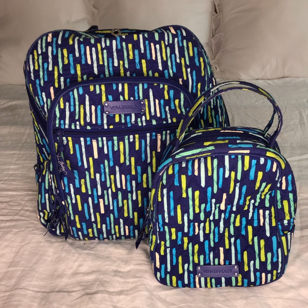 Vera Bradley backpack and lunch box